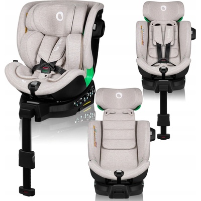 Lionelo HARMONY I-SIZE 2024 BEIGE SAND BAMBOO