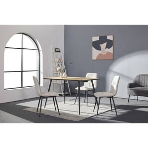 Bogdan Furniture Europe Трапезна маса philip натурално/черно