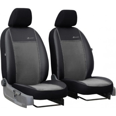 Autopoťah Pok-ter Exclusive Alcantara 1+1 predné Alcantara-koža tmavo sivo-čierne
