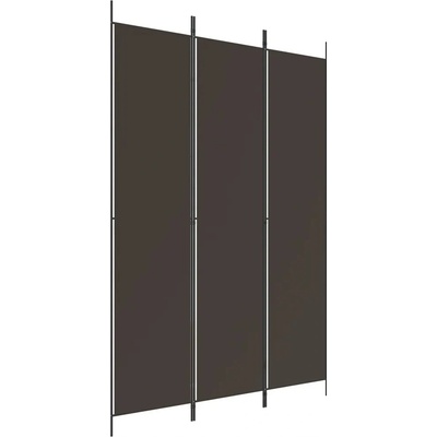 Lumarko Paraván 3-panelový hnědý 150x220 cm t