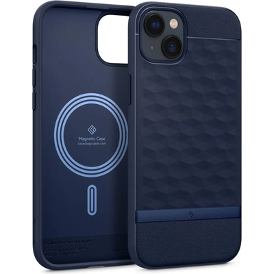 Spigen Кейс CASEOLOGY PARALLAX съвместим с MagSafe за iPhone 14 PLUS, MIDNIGHT BLUE (810083831602)
