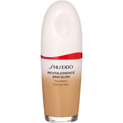 Shiseido Revitalessence Skin Glow Foundation лек фон дьо тен с озаряващ ефект SPF 30 цвят Maple 30ml