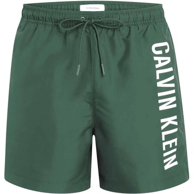 Calvin Klein Бански гащета Calvin klein Intense Power Medium Drawstring swimming shorts - Green (Wild Green)