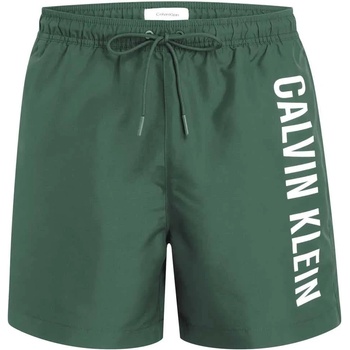 Calvin Klein Бански гащета Calvin klein Intense Power Medium Drawstring swimming shorts - Green (Wild Green)