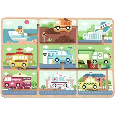 Tooky Toy - Дървен лабиринт, Превозни средства