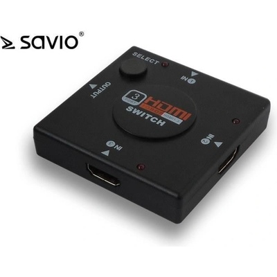 Savio CL-26 HDMI přepínač 3 x HDMI