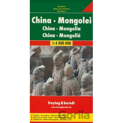 China, Mongolei 1:4 000 000 - freytag&berndt