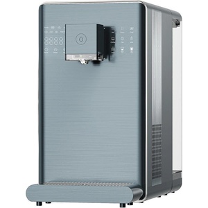 Elixir Диспенсър за вода ELIXIR Pro Plus, 2200W, Затопляне 18 л/ч, 42-90°C, UVC стерилизация, Дисплей, Многостепенна филтрация, Компресорен, Сиво-син/графит (Pro Plus)