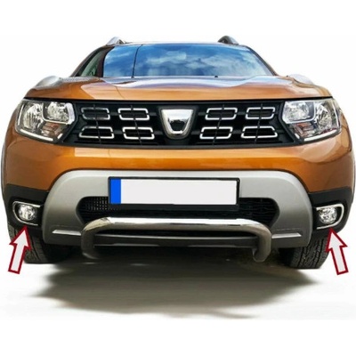 Nerezové rámečky předních mlhovek Dacia Duster 2 | Zboží Auto