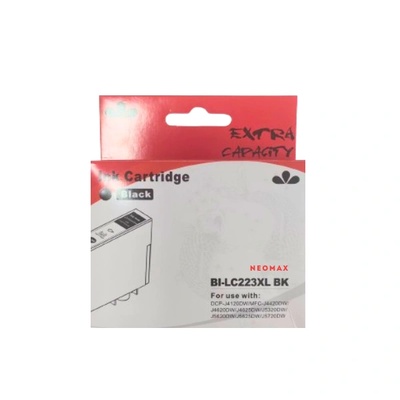 Compatible ГЛАВА ЗА BROTHER MFC J4420DW/J4620DW/J4625DW/J5320DW/J5620DW/J5625DW/J5720DW/DCP J4120DW - Black - LC223XLBK (LC-223XLBK) - PN BI-LC223XLBK - NEOMAX (BI-LC223XLBK)