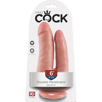 King Cock Double Penetrator - реалистично двойно дилдо (естествено)