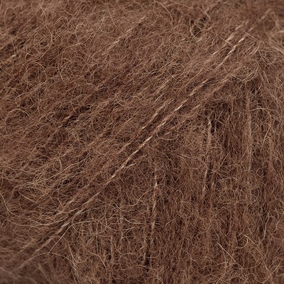 Příze DROPS Brushed Alpaca Silk 38 - čokoládová