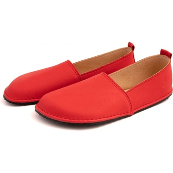 BotyLuks Barefoot mokasíny Fuego červené