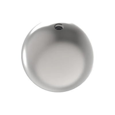 Hahn Steel Nerezová koule dutá O60 mm se závitem M8, AISI 304 - brus