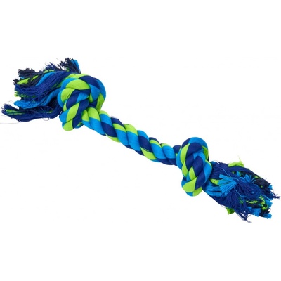 BUSTER Dent.Rope 2 uzly modrá limet.30c m M