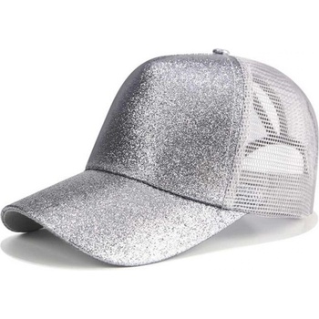 HARAHU Блестящо Шапка с козирка - Сиво kp4266 (4266)