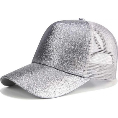 HARAHU Блестящо Шапка с козирка - Сиво kp4266 (4266)