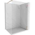 Mexen Lunar душова стена Walk-in дясна 100 x 200 см, прозрачна 8 мм, четкана мед - 830-100-000-65-00-P (830-100-000-65-00-P)