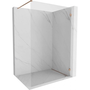 Mexen Lunar душова стена Walk-in дясна 100 x 200 см, прозрачна 8 мм, четкана мед - 830-100-000-65-00-P (830-100-000-65-00-P)