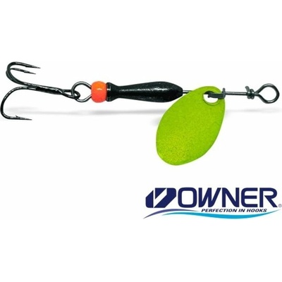 Jigovky Trblietka Classic vel.0 1,8g Fluo Yellow (Black/Orange body)