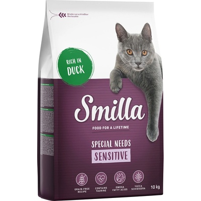 Smilla Adult Sensitive s kačacím bez obilnín 10 kg