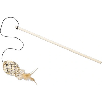 Beeztees Ryba Salmi na drevené palici 40 x 18,5 x 7 cm