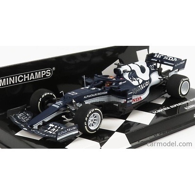 Minichamps Alpha tauri F1 At02 Honda Team Alpha Tauri N 22 Azerbaijan Gp 2021 Yuki Tsunoda Bílá Modrá 1:43