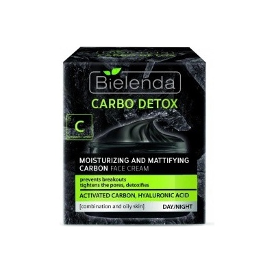 Bielenda Carbo Detox hydratačný zmatňujúci pleťový krém 50 ml