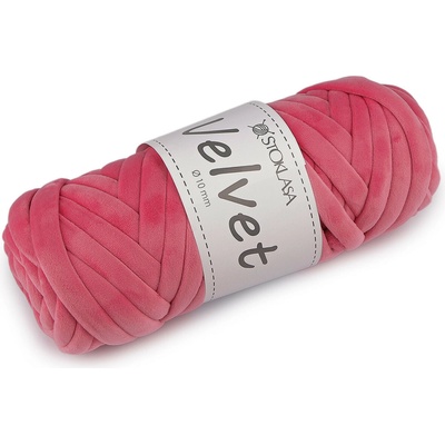 Prima-obchod Příze Marshmallow silná Velvet Ø10 mm 500 g, barva 3 (063) růžová