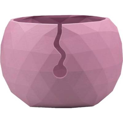 Pro Háčkování Miska na klubíčko LOW POLY, XL Pink Powder