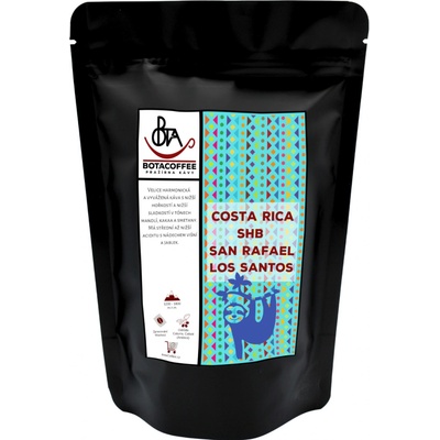 BotaCoffee Costa Rica SHB San Rafael los Santos Hrubě mletá filtr dripper 250 g