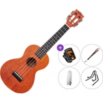 Mahalo ML2OS Premium SET Orange Sunset Fade Концертно укулеле (ML2OS-PREMIUM-SET)