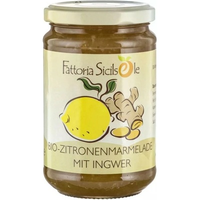 Fattoria Sicilsole Citronovo-zázvorová marmeláda 370 g BIO VEGAN