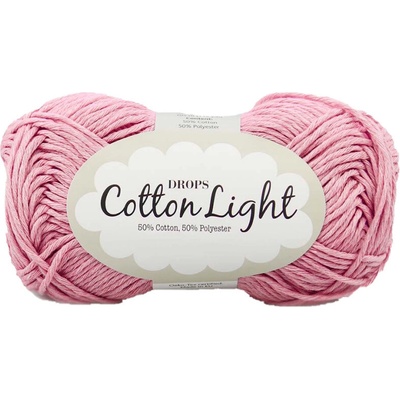 Drops Cotton Light 41 růžová pivoňka