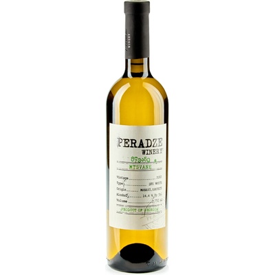 Peradze Winery Mtsvane gruzínské suché bílé 2022 14,4% 0,75 l (holá láhev)