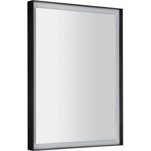 SAPHO Sort LED - Огледало със LED осветление, 80x60 см, безконтактен сензор, черно ST080S (ST080S)
