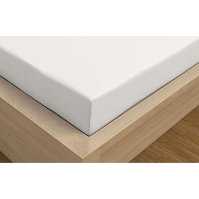 Kvalitex Jersey prostěradlo s lycrou bílé 220x200