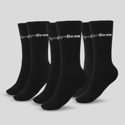 GymBeam Чорапи 3/4 Socks 3Pack Black M