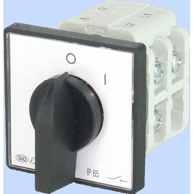 Elektromet Vačkový spínač 0-1 3P 16A IP65 Arc 16-12 s čelním panelem 921609