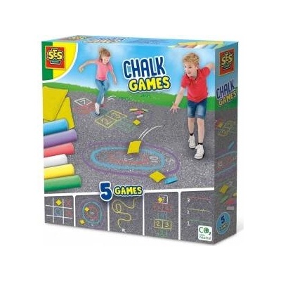 SES Creative SES Chalk Games 5-in-1 02207 22075