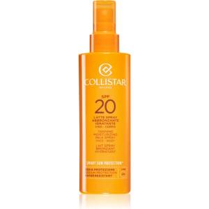 Collistar Smart Sun Protection Tanning Moisturizing Milk Spray SPF 20 защитен лосион в спрей SPF 20 200ml