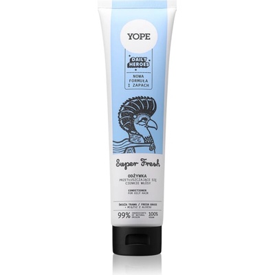Yope Daily Heroes Fresh Conditioner Fresh Grass балсам за обем за мазна коса 170ml