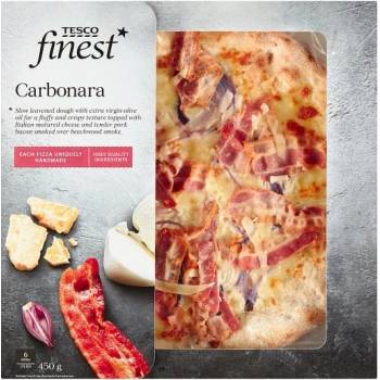 Tesco Finest Pizza Carbonara 450 g