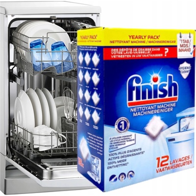 Finish Tablety na čištění myčky nádobí 12 ks