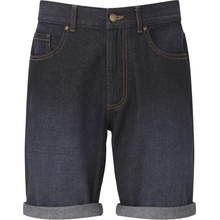 Wombat pánske džínsové šortky Čierny denim