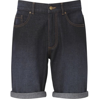 Wombat pánske džínsové šortky Čierny denim