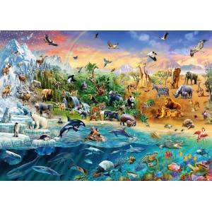 Schmidt Spiele - Puzzle Animal Kingdom 1000 - 1 000 piese