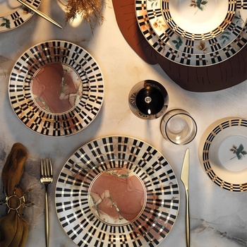 Kütahya Porselen Kutahya СЕРВИЗ ЗА ХРАНЕНЕ bone kalipso 24Ч. КРЕМ (bnkl24y2a43012407)