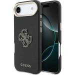 GUESS Калъф за iPhone 17 Air - Hardcase Resin Logo - Guess - Черен