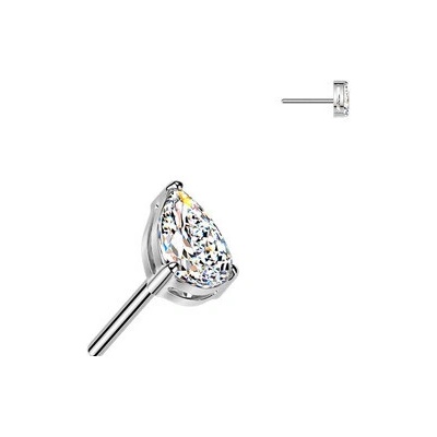Šperky4U Ozdobná část k PUSH IN piercingu TITAN TIT1642